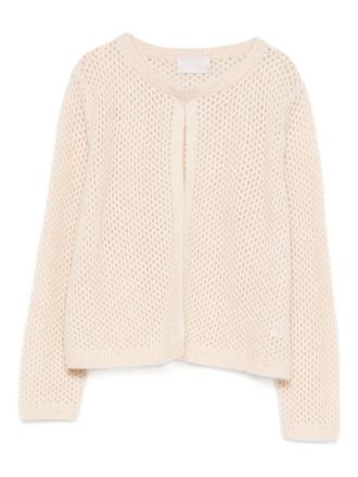 Hemisphere Opengebreid vest - Beige