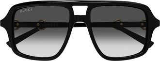 Gucci Sunglasses Gg2052 S 007 Black Faded/Grey Women