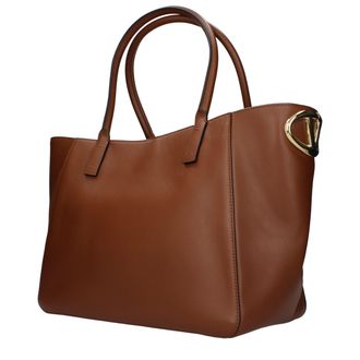 Valentino Garavani Womens Leather Tote Brown