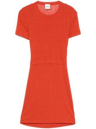 Nanushka Mini-jurk met open rug - Oranje