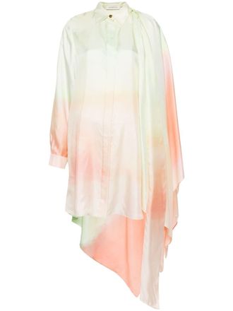 Zimmermann Camicia Natura Scarf - Verde