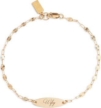 Set & Stones Wifey Banks Bracelet in Gold at Nordstrom