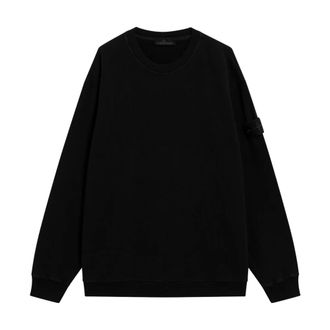 Stone Island Felpa Girocollo - - Sweatshirts & Hoodies - Uomo - Nero - 2XL
