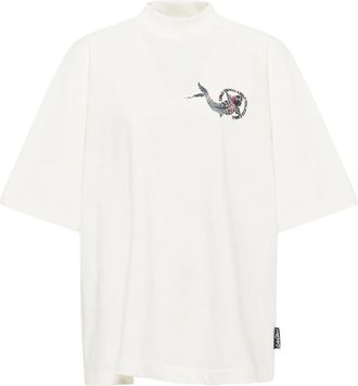 Carlo Colucci From Milano to Tokyo T-Shirt - unisex - Carlo Colucci - T-Shirts - White - L - Tops