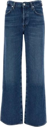 Citizens Of Humanity Annina 33in Wide Jeans - Dames - Loose Fit Jeans - Blauw - W28 - Denim - Jeans