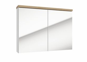 Puma Naturel - Armario Con Espejo Stilla 80x60 Cm, Blanco (stillae08001)