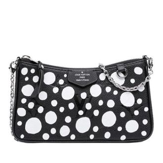 Louis Vuitton Pre-owned Easy Pouch - Dames - Pre-owned - Zwart - Maat: ONE Size Leer