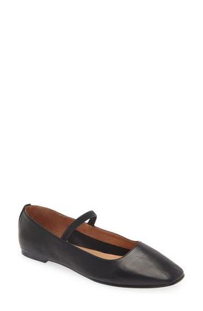 Madewell The Greta Ballet Flat in True Black at Nordstrom, Size 10.5