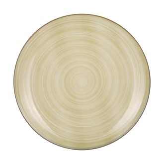 KASANOVA Piatto piano porcellana verde 26,7 cm Petali