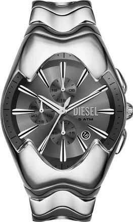 Diesel Mercurial Chronograaf Horloge - Heren - Accessoires - Grijs - Maat: ONE Size Taf