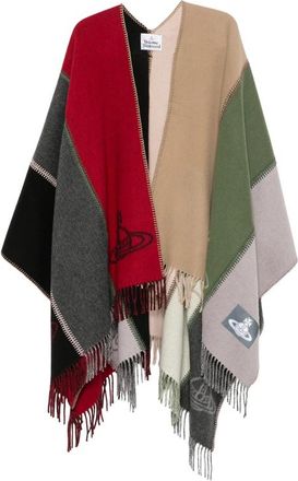 Vivienne Westwood Orb-print Blanket Poncho