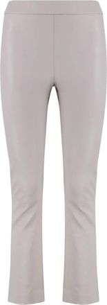 Sablyn Pantaloni Devon in pelle - Grigio