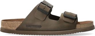 Mephisto Comfortabele Nerio Herensandaal - Heren - Sandalen - Groen - 47 EU - Schoenen