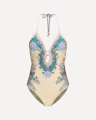 Zimmermann Indra crochet detail One-Piece Swimsuit Female 2