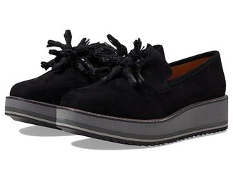 Johnston & Murphy Gracelyn Tassel Womens Shoes Black Suede : 6.5 M