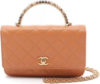 Chanel Borsa a spalla Coco Handle two-way 2021 - Arancione