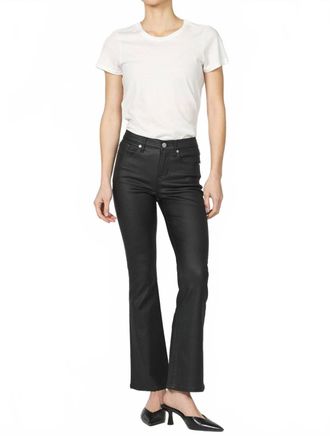 Dear John Denim Jaxtyn Coated Bootcut Pants In Black