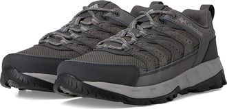 Columbia Strata Trailtm Low Mens Shoes Charcoal/Ti Titanium : 11.5 D - Medium, Leather