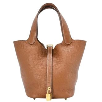 Herm&egrave;s Borsa Picotin Pre-owned - - Pre-owned - Donna - Marrone - ONE SIZE