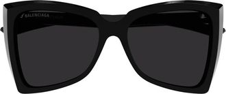 Balenciaga BB0174S 001 Womens Sunglasses Black Size 57