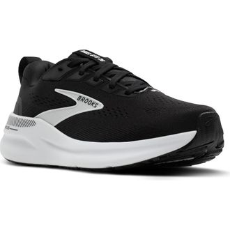 Brooks Ariel GTS 26 Running Shoe in Black/Grey/White at Nordstrom, Size 10.5