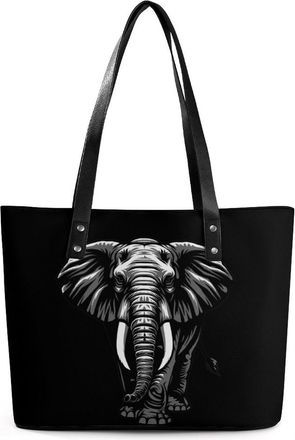 Generic Elephant Tote Bags for Women Cute Shoulder Purses Handbags