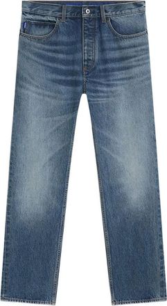 HUGO BOSS Jeans con cinque tasche ed effetto sfumato - Blu