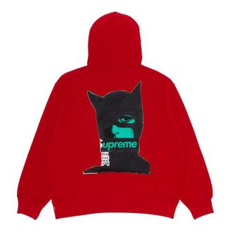 SUPREME Catwoman Hooded Sweatshirt Red FW23SW118-RED