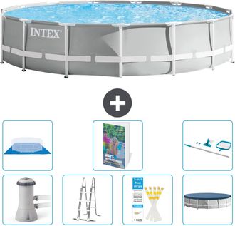 Intex Piscina Prism Frame Redonda - 457x107 Cm - 8-piezas S573