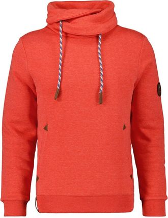 Ragman Sweatshirt RAGMAN, Herren, Gr. 4XL (58/60), garnet rose, 633, 65% Baumwolle 35% Polyester, regular fit, Sweatshirts Sweatshirt