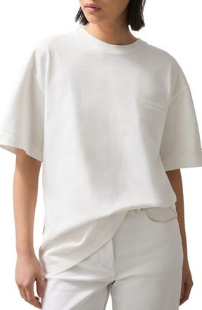 Reiss x McLaren Nakata Logo Embellished T-Shirt in White at Nordstrom, Size Xx-Large