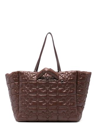 Ganni Re-tech Quilted Tote