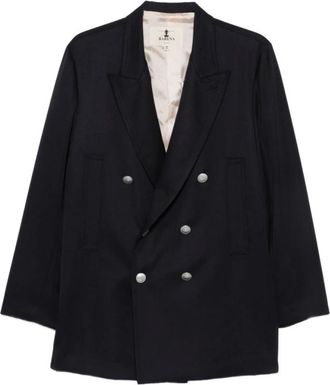 Barena Siroco Jas - Dames - Blazers - Blauw - XS - Wol - Jassen