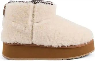 Emu Schoenen, Dames, Beige, 37 EU, Wol, Stinger Micro Flatform Teddy