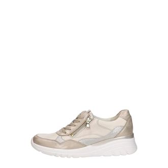Waldl&auml;ufer H-Carla Veterschoenen Laag - Dames - Schoenen - Beige - Maat: 40 EU Leer
