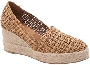 André Assous Patti Espadrille Wedge in Camel Woven at Nordstrom Rack, Size 10