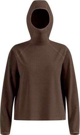 Odlo Mid Layer Hoody Cubic Funktionsshirt f&uuml;r Damen | braun