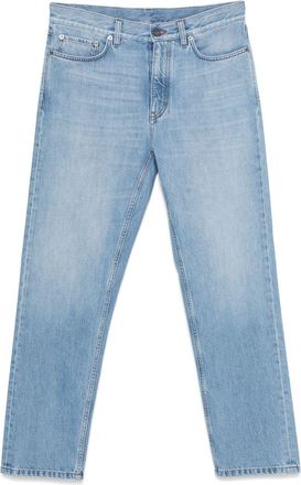 Ermenegildo Zegna logo-patch jeans - Blue