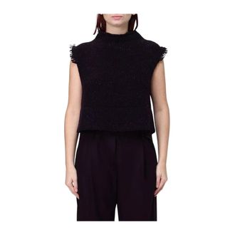 Liviana Conti Raisa Top - - Tops - Donna - Viola - S