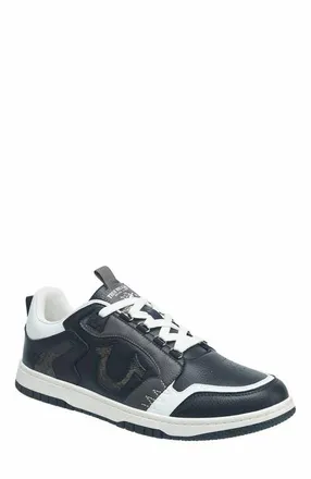 True Religion Mens Luda Court Sneaker in Black at Nordstrom, Size 11