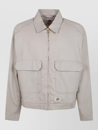 Dickies hemp twill jacket collared neck pockets