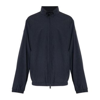 Moncler Bonavent Jacket - Heren - Zomerjassen - Zwart - M - Leer - Jassen