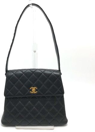 Chanel Grained Calfskin Shoulder Bag (Pre-Owned)