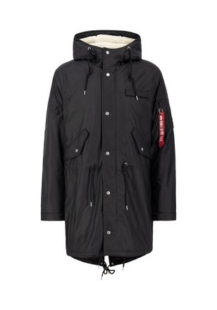 Alpha Industries Regen- und Matschjacke ALPHA INDUSTRIES Raincoat TL, Herren, Gr. S, schwarz, Obermaterial: 100% Polyurethan, Futter: 100% Polyester, Jacken Regen- und