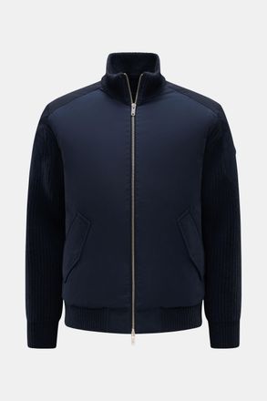 Moose Knuckles Men - Down blouson Magnus Knit Hybrid navy