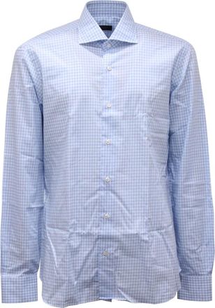 Barba Heren, Overhemden, Blauw, Maat: XL