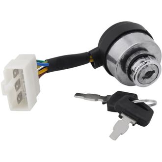 OEM Interrupteur &Agrave; Cl&eacute; De D&eacute;marrage DAllumage, Hauteur De Remplacement Facile 1.77 Pouces 188f 6 Fils Pour G&eacute;n&eacute;rateur De Gas 2.5-6.5kw Agricultura, Silvic