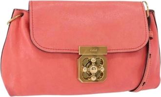 Chlo&eacute; Pre-owned Schoudertas - Dames - Vintage Schoudertas - Roze - ONE Size - Leer - Vintage