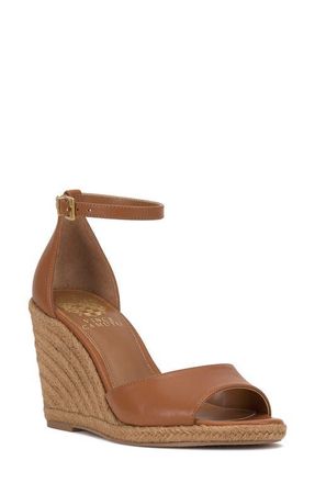 Vince Camuto Felyn Espadrille Wedge Sandal in Golden Walnut at Nordstrom, Size 9.5