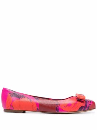 Ferragamo Ferragamo Varina Icon Ballerina Shoes